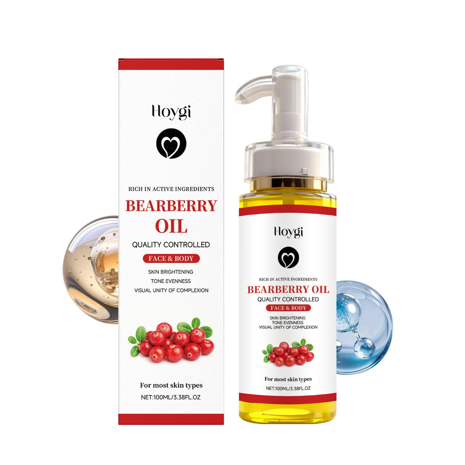 Hoygi Arbutus Brightening Body Essential Oil Gentle Daily Moisturizing Care Refreshing Softening Body Care Oil 100ml