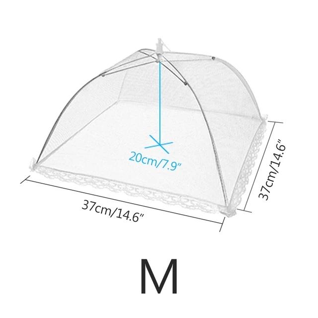 

Складная кухонная сетка для пищевых продуктов, противомушиный зонтик, тент, чехол для овощей и фруктов, дышащая крышка, защищающая от насекомых, гаджет для защиты пищевых продуктов