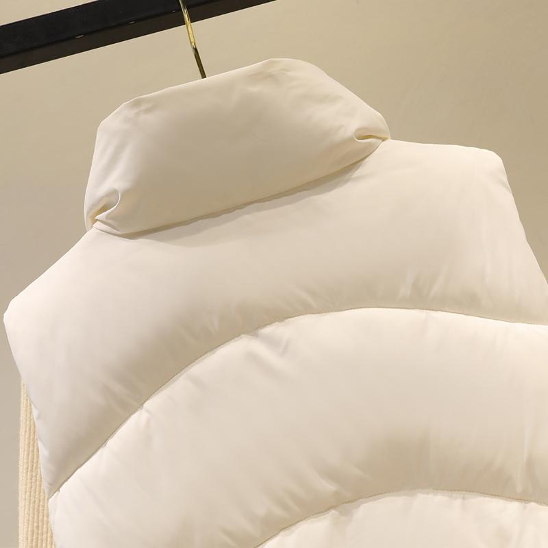 Módní dámská parka bez rukávů, zimní svrchní oblečení, elegantní tlustá teplá vesta, dámské krátké kabáty