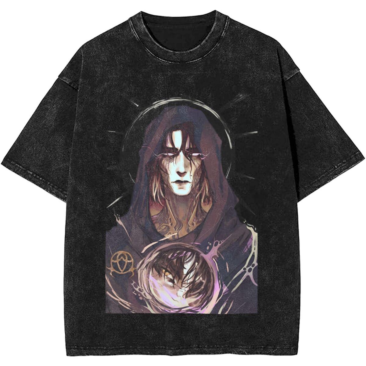 

Женская футболка Джейс Кейтлин Виктор Иисус Вай Сивика Персонаж Аркейн Выстиранные футболки Харадзюку Пляжные футболки Классическая одежда 3XL