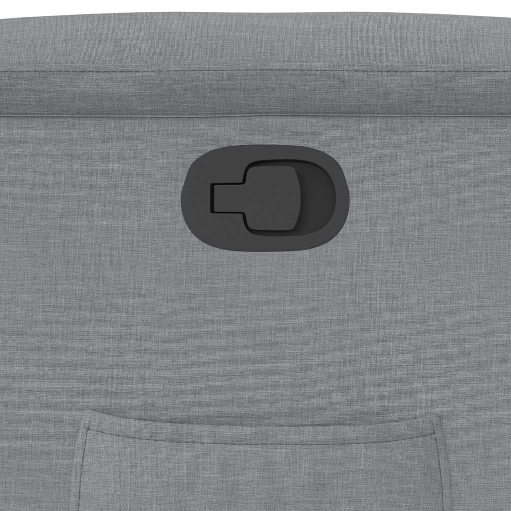 Recliner with Rising Function Light Grey Fabric