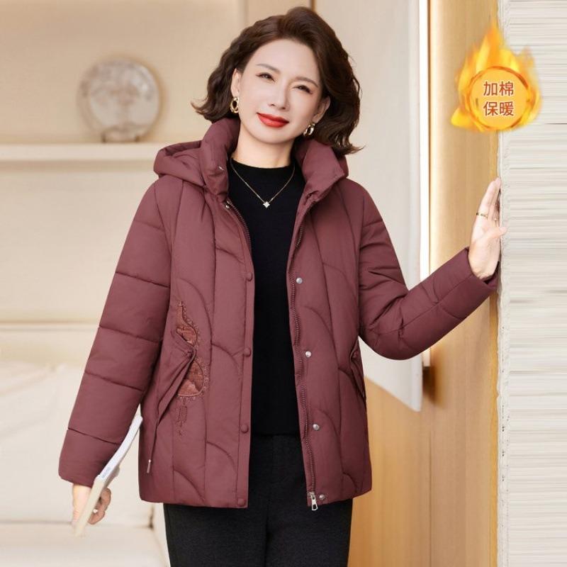 

Pack the new winter down cotton-padded clothes to keep warm, medium hooded thickened cotton-padded jackets, cotton-padded jackets, and winter jackets. 5XL [Recommended 150-80 kg]