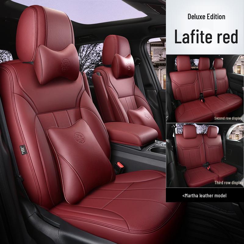 All-Season Universal Leather Seat Cover, Wear-Resistant, Full Coverage, Fits All Car Models