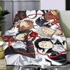 Anime Bungo Stray Dogs Printed Blanket Picnic Blankets Warm Blanket Soft and Comfortable Blanket Home Travel Birthday Gift