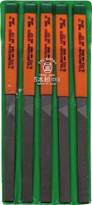 Tsubosan File Set, 5-piece, Flat, Medium Grit, HI00502