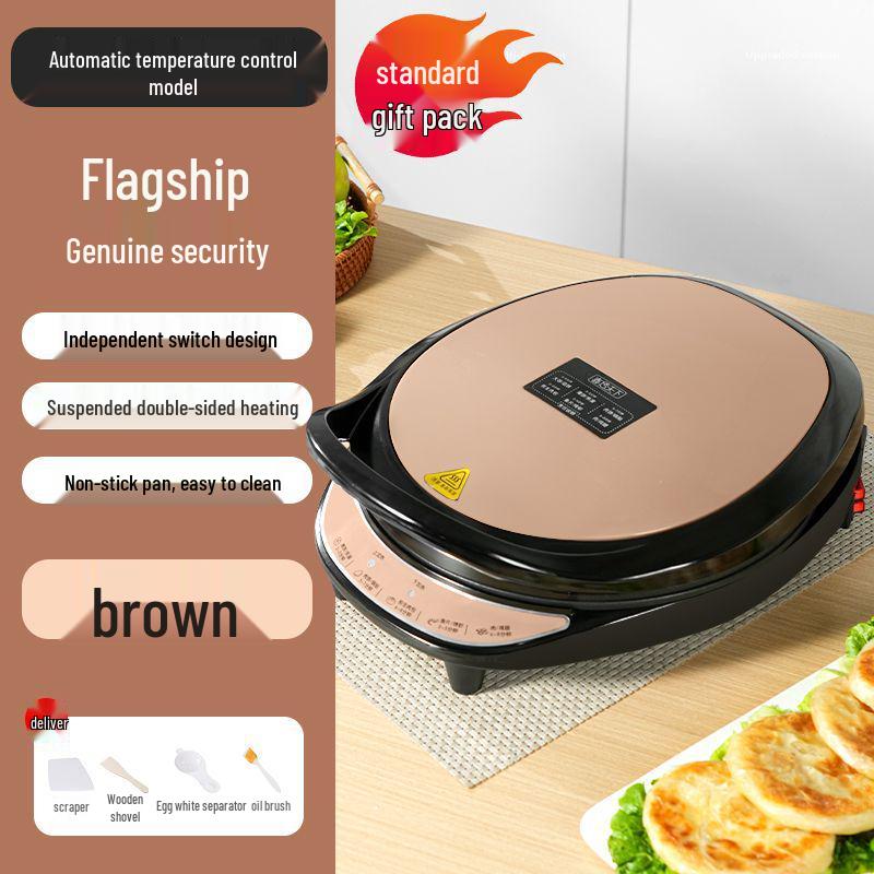 Electric Griddle with Increased Depth: Multi-functional Double-Sided Cooking Pan for Frying, Grilling, Baking, Crepes, and Pancakes