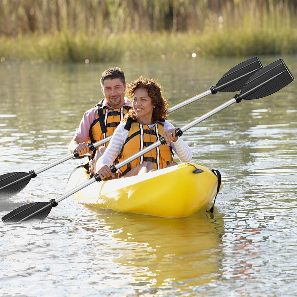 125 cm kajakkpadler Aluminium Magnesiumlegering Lettvektspadler Avtakbare kajakkpadler