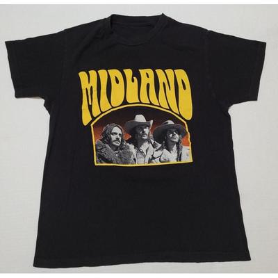 Midland Black Band World Tour Adult T Shirt Full Size UU975