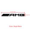 3D Metal AMG Logo Car Rear Letter Emblem Trunk Stickers For Mercedes Benz C E S GLE CLC Class W204 W203 W205 W124 W221 W213 W212