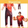Costume Cosplay Bambini Ralph Spaccatutto 2 con Tuta Morbida e Comoda