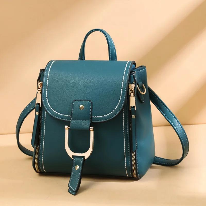 New Fashi High Quality Leather Backpack Women Cute Mini Backpacks for Women Backpack Luxury Designer Backbags Trend