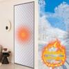 Novas Cortinas à Prova de Vento e Quentes, Inverno à Prova de Vento, Quarto, Película de Isolamento, Proteção contra Frio, Janelas de Tela Totalmente Seladas, Cortinas de Porta
