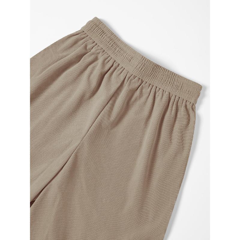 Women's Cargo Pants Spring/Summer New Wide-Leg Pants Casual Simple Tie-Waist Multi-Pocket Long Pants