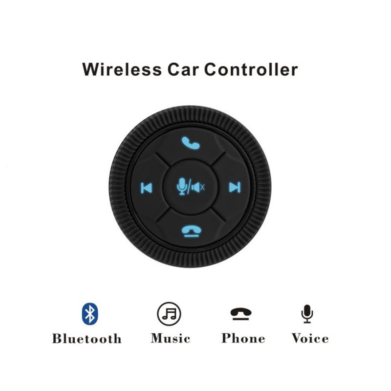 Led Backlight Bluetooth Steering Wheel Control Button For Android Dvd Gps Mp5