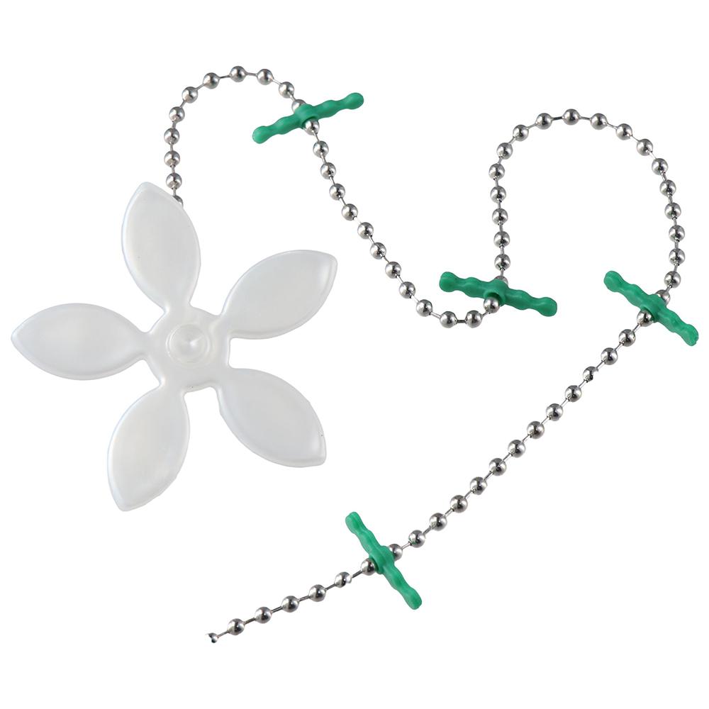 10 Pack Strainer Filter Hook Chain Drain Shower Sink Hair Catcher