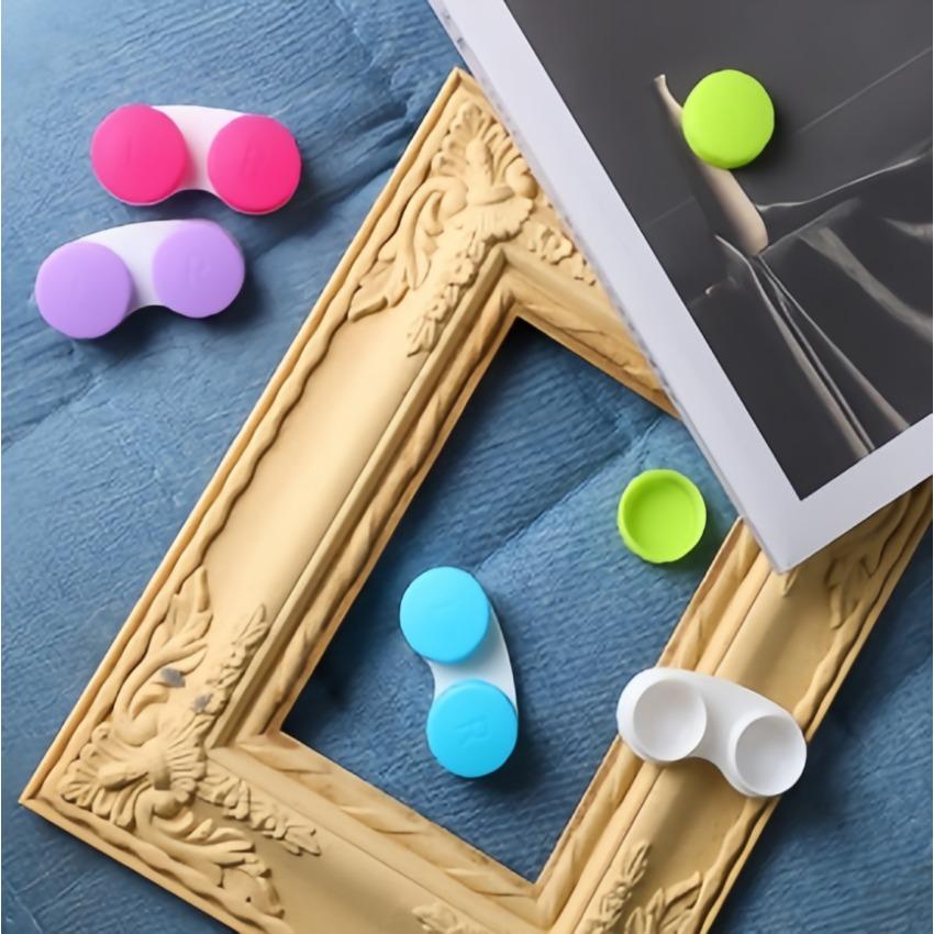 1/4pcs Color Contact Lenses Box Left/Right Eyes Mini Travel Kit Holder Contact Lens Case Container Portable Eyewear Accessories