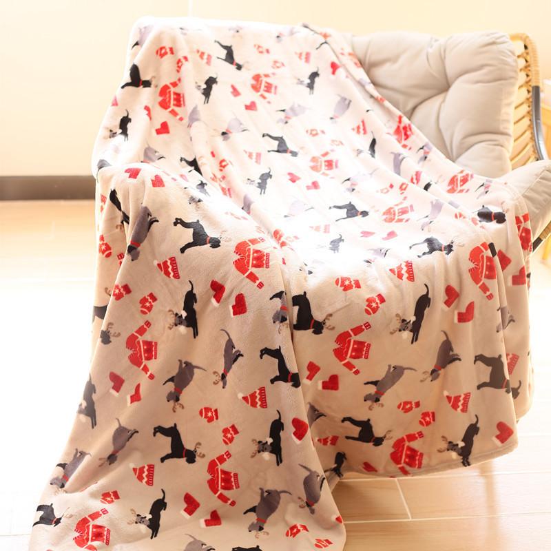 Modern Cartoon Cat Blankets Wide Flannel Soft Breathable Warm Cover Nap Blanket Camping Sofa Blanket Bedding Sheet Home Supplies