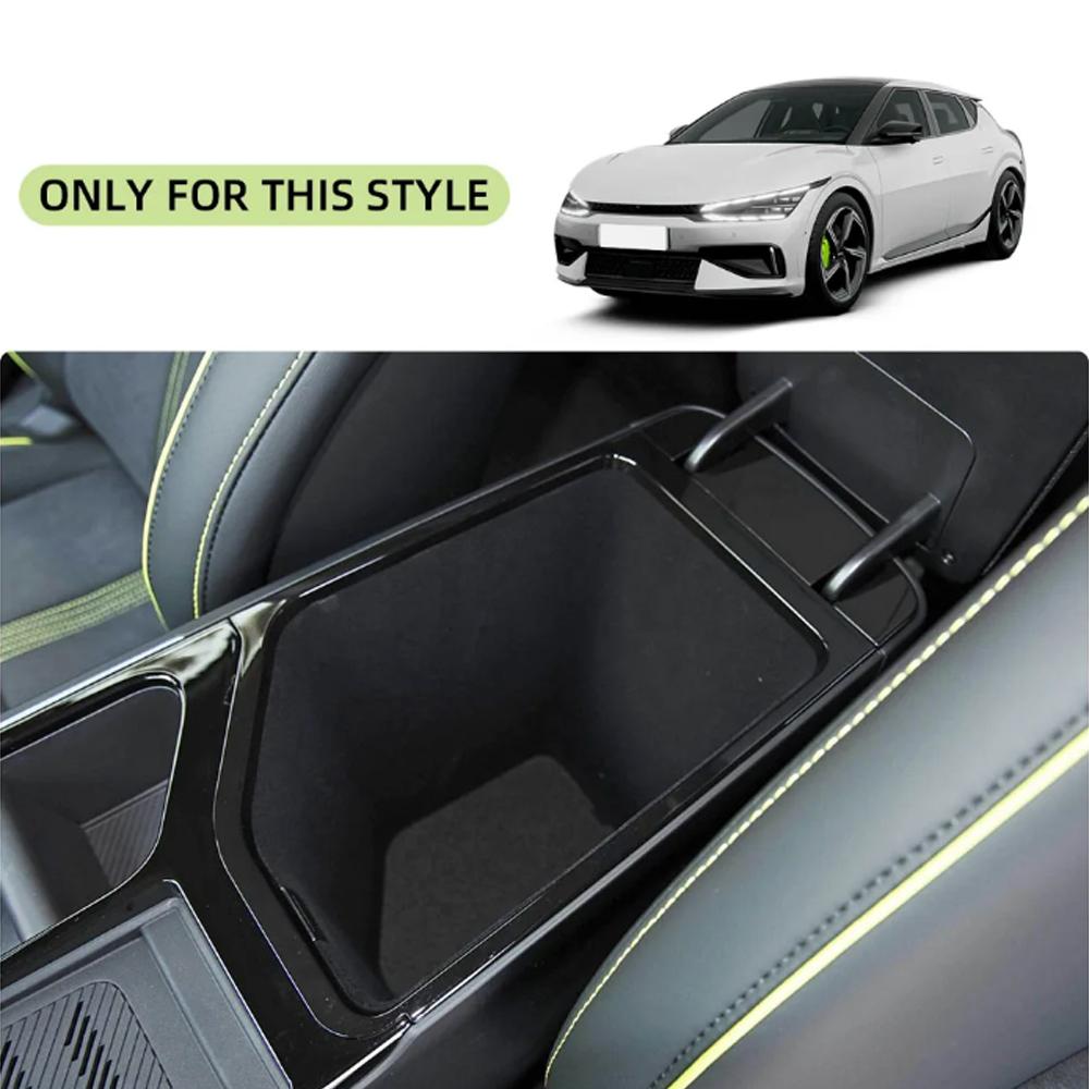 ABS Armrest Storage Box for Kia EV6 2025 - 2025 Center Console Organizer Insert Tray Car Accessories