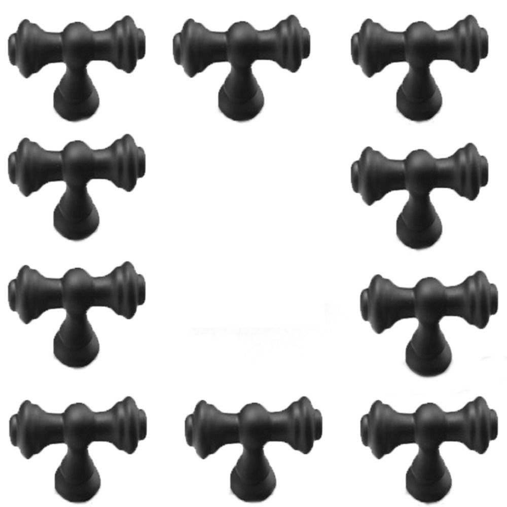 

5.5×3cm Pulls Black Dresser Knobs Simple Wardrobe Handle Kitchen