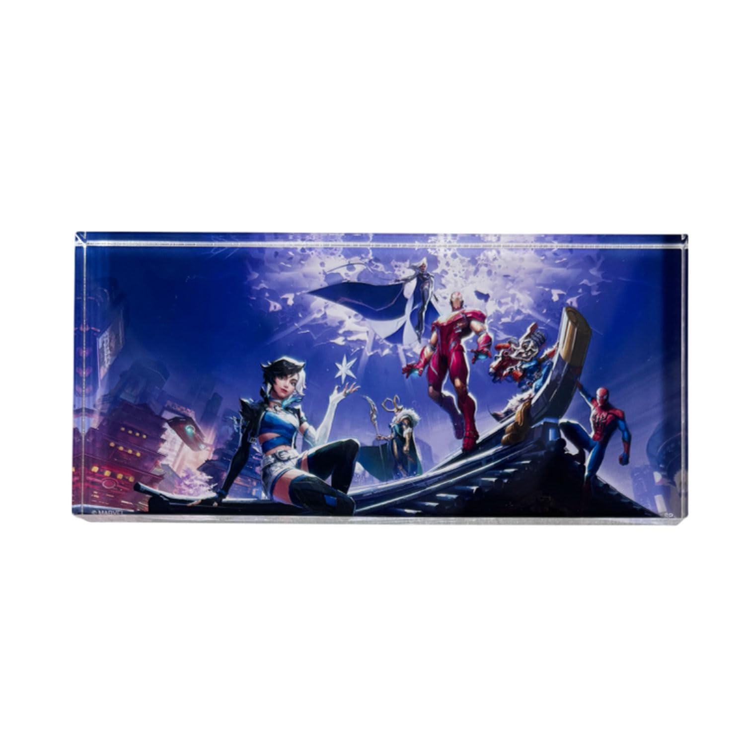 

Small Planet Marvel Acrylic Block Roof Marvel Rivals