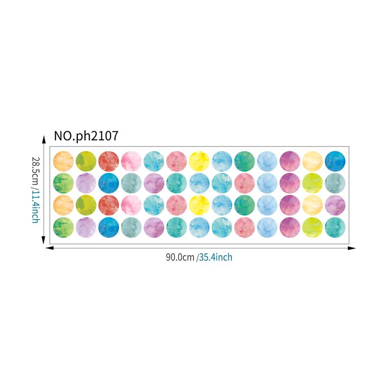 Ink Color Polka Dot Cartoon Home Wall Sticker Can Remove The Bedroom Living Room Background Decoration Sticker