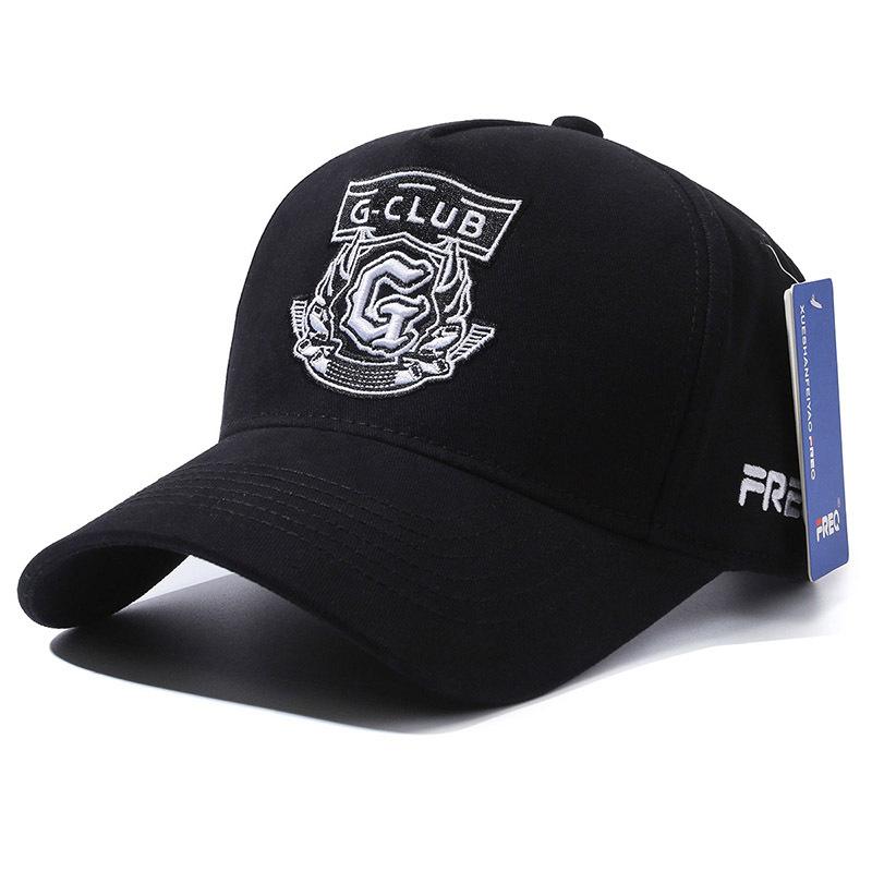Sunscreen fashionable versatile men's and women's big head circumference hard top baseball cap cap tide