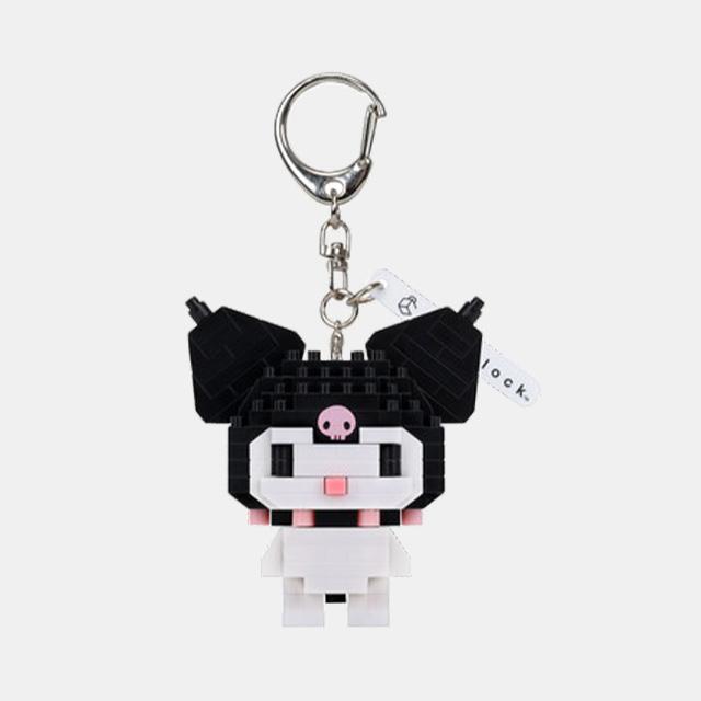 [Bandai] n-fig Kuromi Nanoblock Figure Keychain
