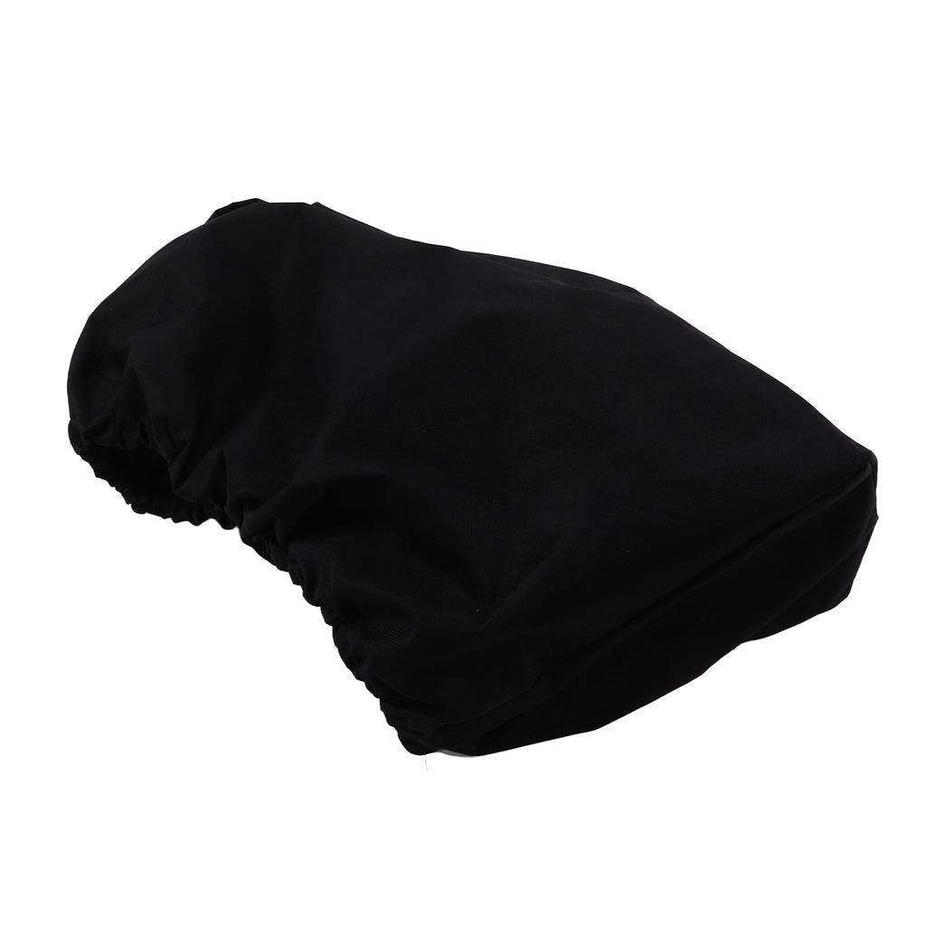 Winch Protection Cover Polyester Waterproof UV Resistant Black Soft Universal for Winches 8000‑12000lbs
