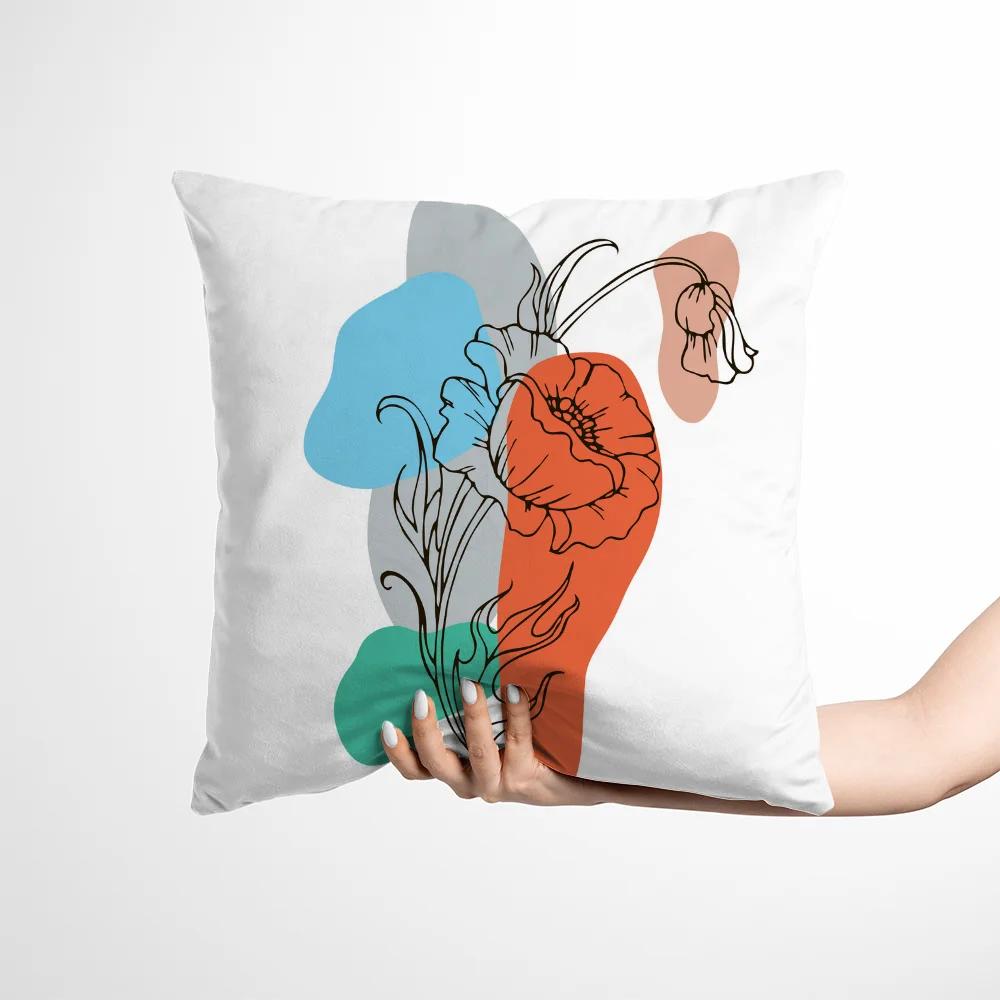 Home And Decoration Line Drawing Pillows For Sofa Velvet Cushion Cover 30X50 Rectangular Decorative Pillowcases For Bed 2 Pieces