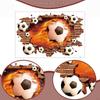 Soccer Wall Sticker Removable Wallpaper Sport Artwork Mural Decal for Nurseries Living
