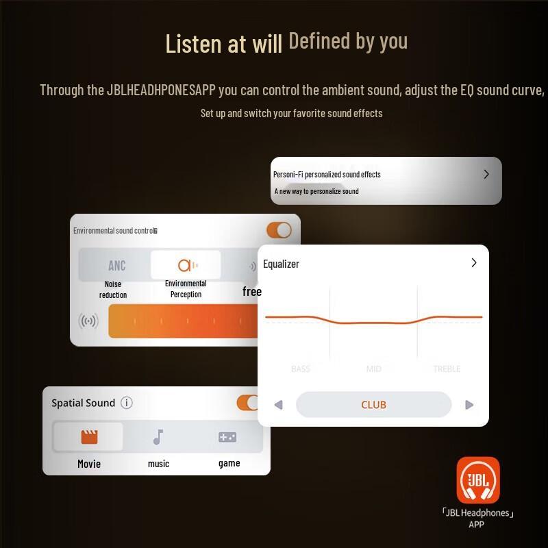 JBL Tour One M2 Wireless Noise-Cancelling Over-Ear Headphones