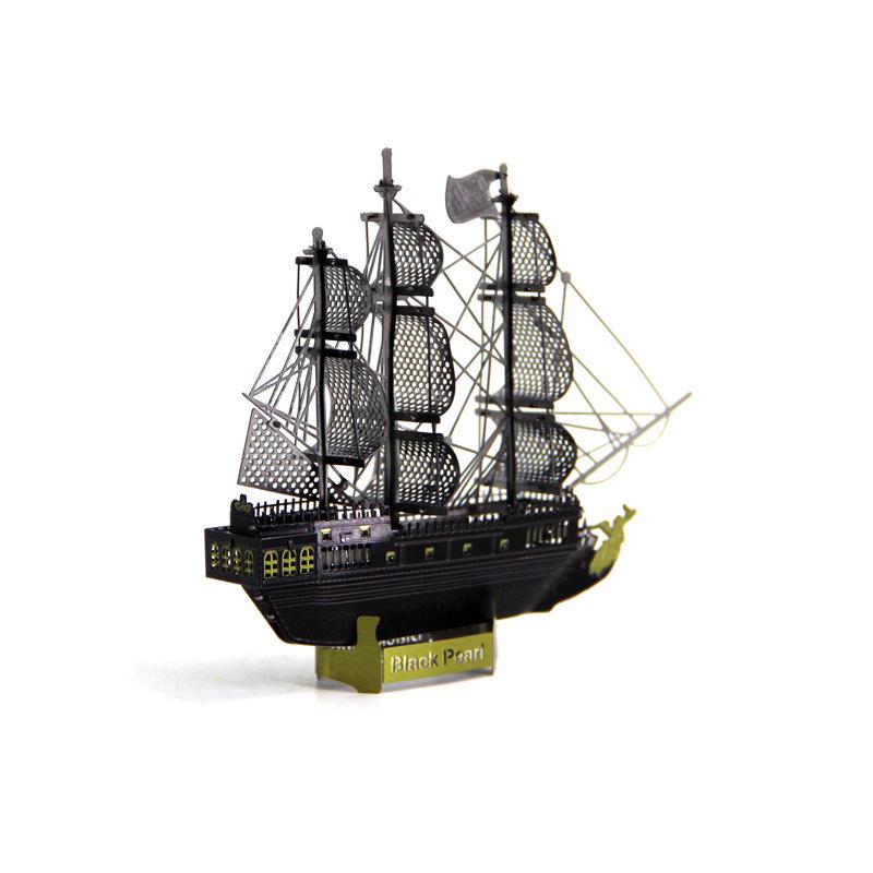 Black Pearl Full Metal 3D DIY Stainless Steel Jigsaw Puzzle