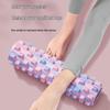 EVA Camouflage Foam Roller 45CM: Spiked Massage Roller for Pilates, Back Opener, Muscle Relaxation, and Yoga