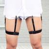 1 Pair Men Shirt Stay Stockings Non-slip Locking Clips Keep Shirt Tucked Leg Thigh Suspender Garters Strap Leather Harness Belts