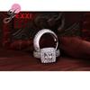 Classcial 925 Silver Wedding Ring Sets For Women Bijoux For Lady Vintage Luxury CZ Crystal Jewelry Accessories
