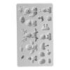 Silicone Mold Gray Forest Cartoon Animals Cake Embossing Fondant Decoration Mould