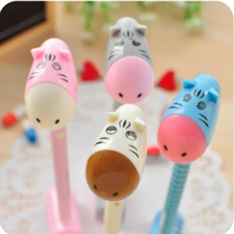 1pc New Cartoon Hippopotamus Ballpoint Pen Cute Funny High Quallity Ballpoint Pen Boys Girls Kids Gift School Office Stationery
