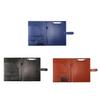 PU Conference Folder Magnetic Closure Letter Size Folder with Clipboard Multiple Pocket Pen Slot for Office