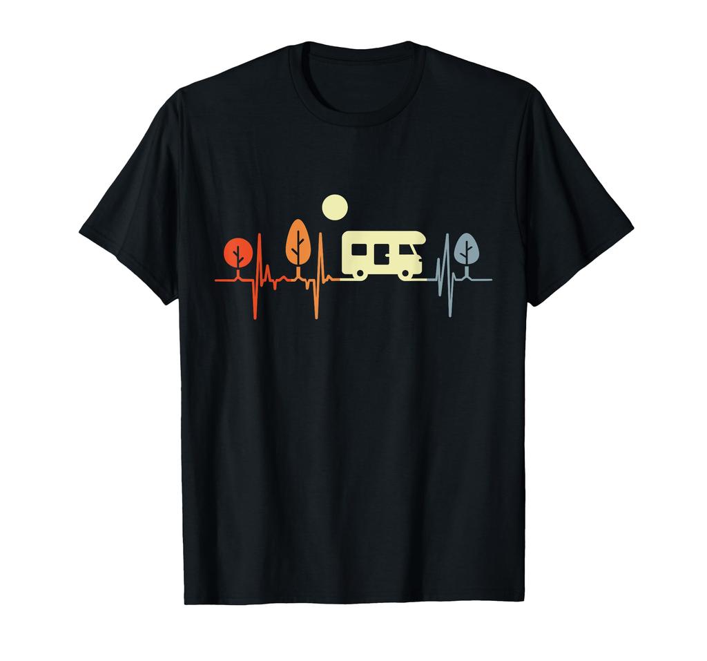 RV Camper Heartbeat Camper T-shirt