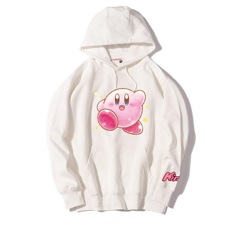 

MNISO Kirby Cartoon Anime periphery Толстовки для мамы и дочки весной и осенью Новый стиль милые толстовки для родителей и детей 140 синий