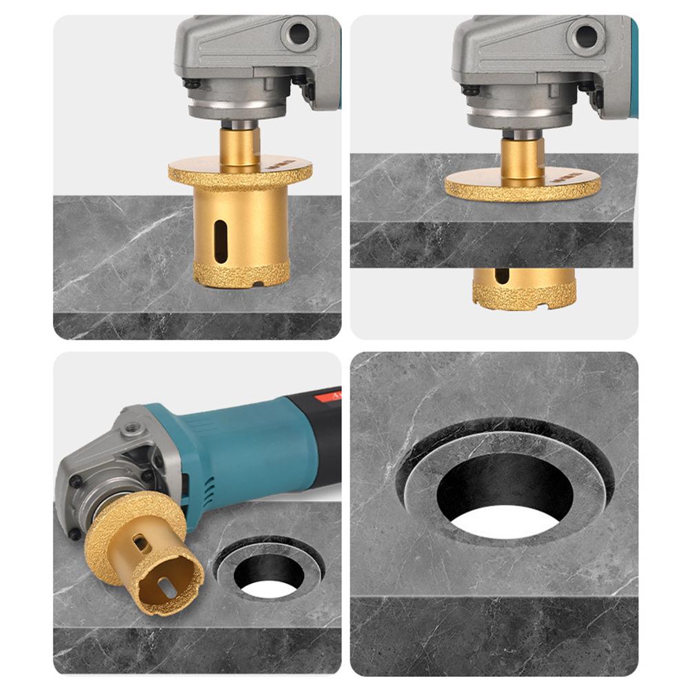 Core Drill Bit for M14 Thread 404550mm Efficient for Fast Drilling of Sinks and Washbasins in Porcelain Marble and Concrete