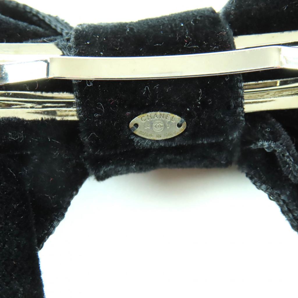 Great CHANEL hair accessory black Women 24V AA8557 Used