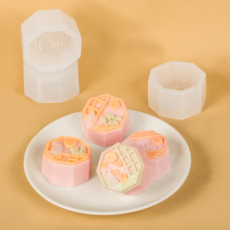 Mid-Autumn Festival Moon Rabbit Mooncake Silicone Mold Set