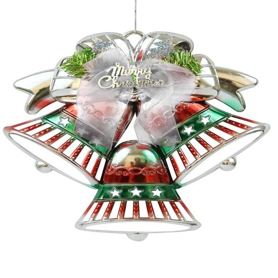 Christmas Tree Decoration Items Big Bells for Main Door Tree Wall Hanging Props Ornaments Accessories Xmas Decor for Home Office