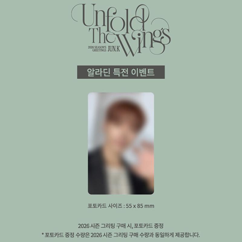 [Pre-order] JUN. K-2026 SEASON'S GREETINGS [Unfold The Wings] (Online Benefit)