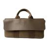 Used HERMESHandbag Brown canvas/leather Women