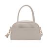 Retro-Texture Bowling Bag: Casual Commute & Niche Design with a Simple, Textured Pillow-Style Shoulder Bag