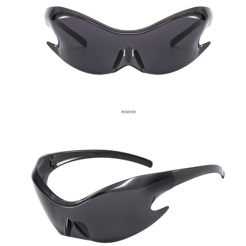 Damen Sonnenbrille Sonnenschutz UV-Schutz Fashion Future Sense Hip Hop Punk Y2g Sonnenbrille Herren Street Shooting Catwalk Brille zum Reiten