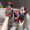 Fashion 2025 New 9.5cm Women Chunky Sneakers  Autumn High Platform Dad Shoes Women Casual Trainer Sneakers Thick Sole Vulcanize Shoes