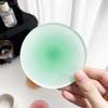 1pc Gradient Acrylic Round Coaster Sunset Gradient Heat Matte Finish Coffee Cup Pad Hot Drink Round Mug Mats Table Decor